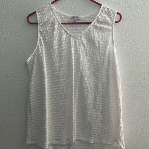 White Birch Boxy Tank Top